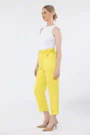 BELİ LASTİKLİ KARGO CEPLİ DUBLE PAÇALI HAVUÇ PANTOLON 3