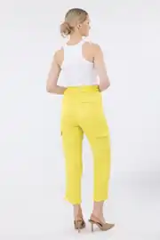 BELİ LASTİKLİ KARGO CEPLİ DUBLE PAÇALI HAVUÇ PANTOLON 5