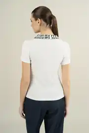 YAKA DESENLİ ÖRME BLUZ 3