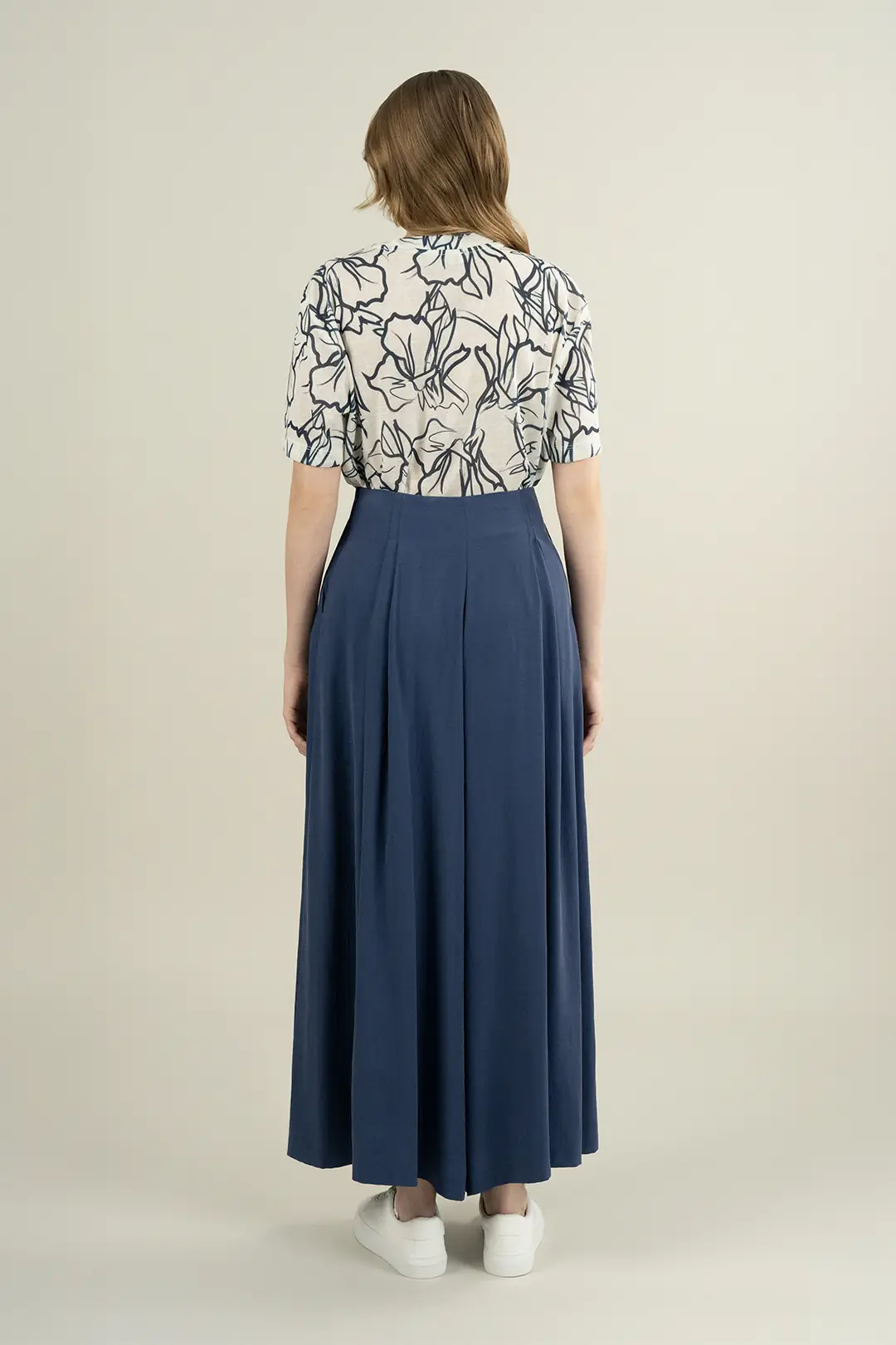 TENCEL PİLELİ ETEK PANTOLON